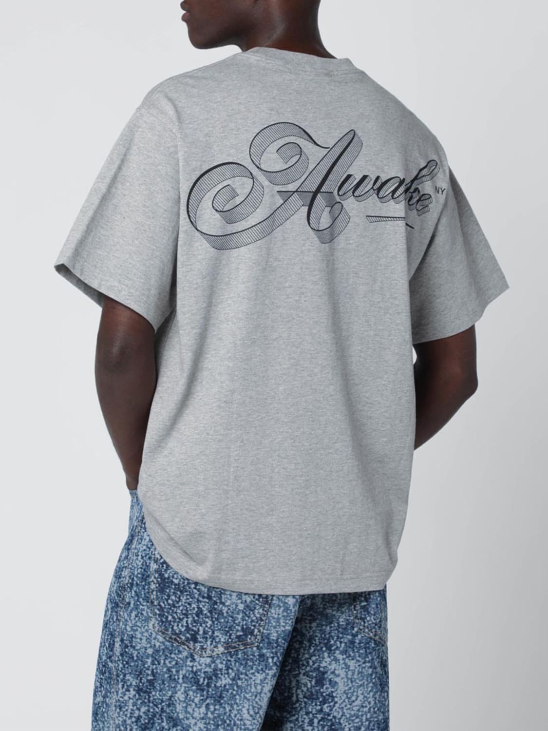 AWAKE NY T-SHIRT: T-shirt men Awake Ny, Grey - Img 3