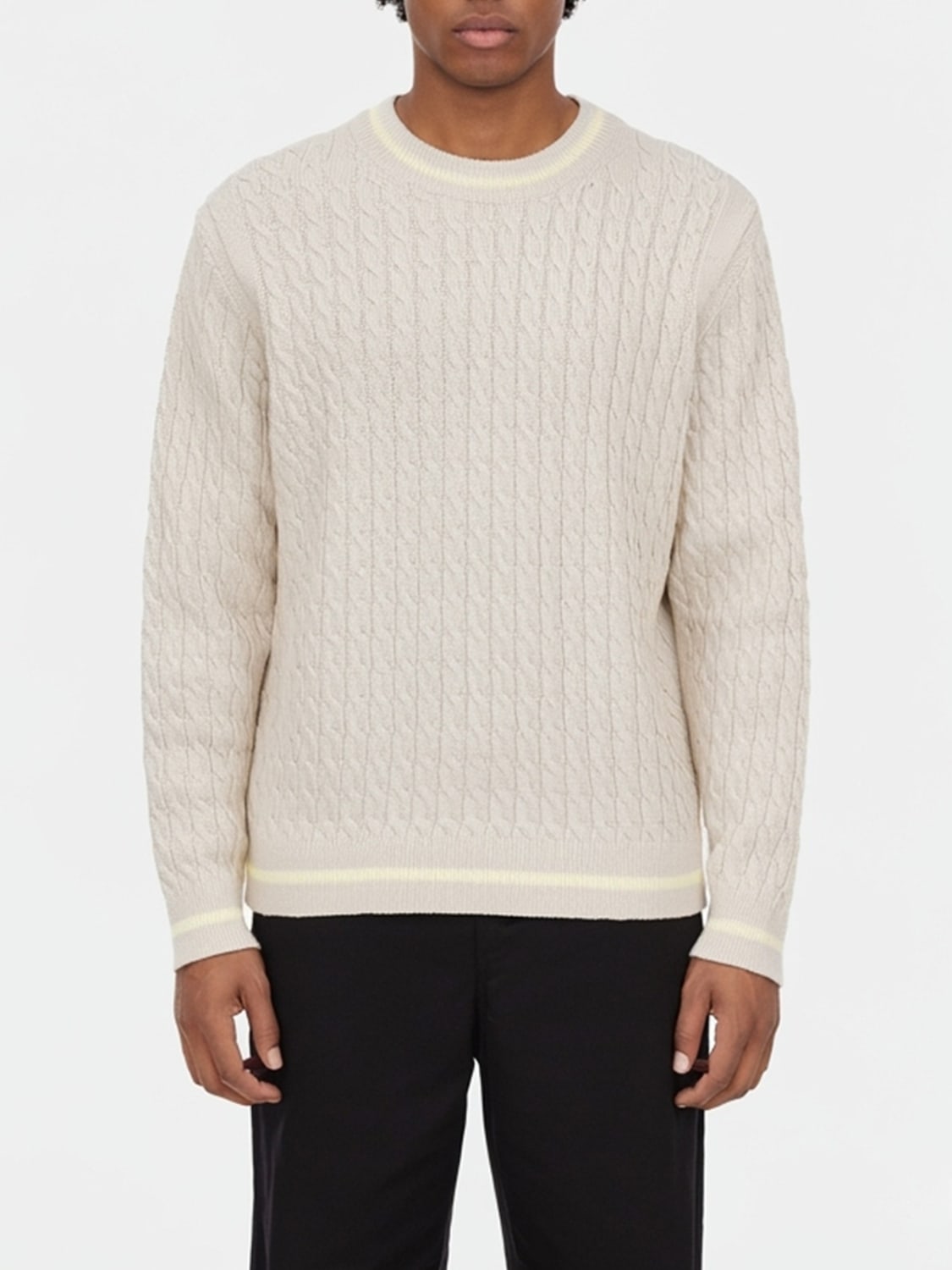ELEVENTY SWEATER: Sweater men Eleventy, White - Img 1