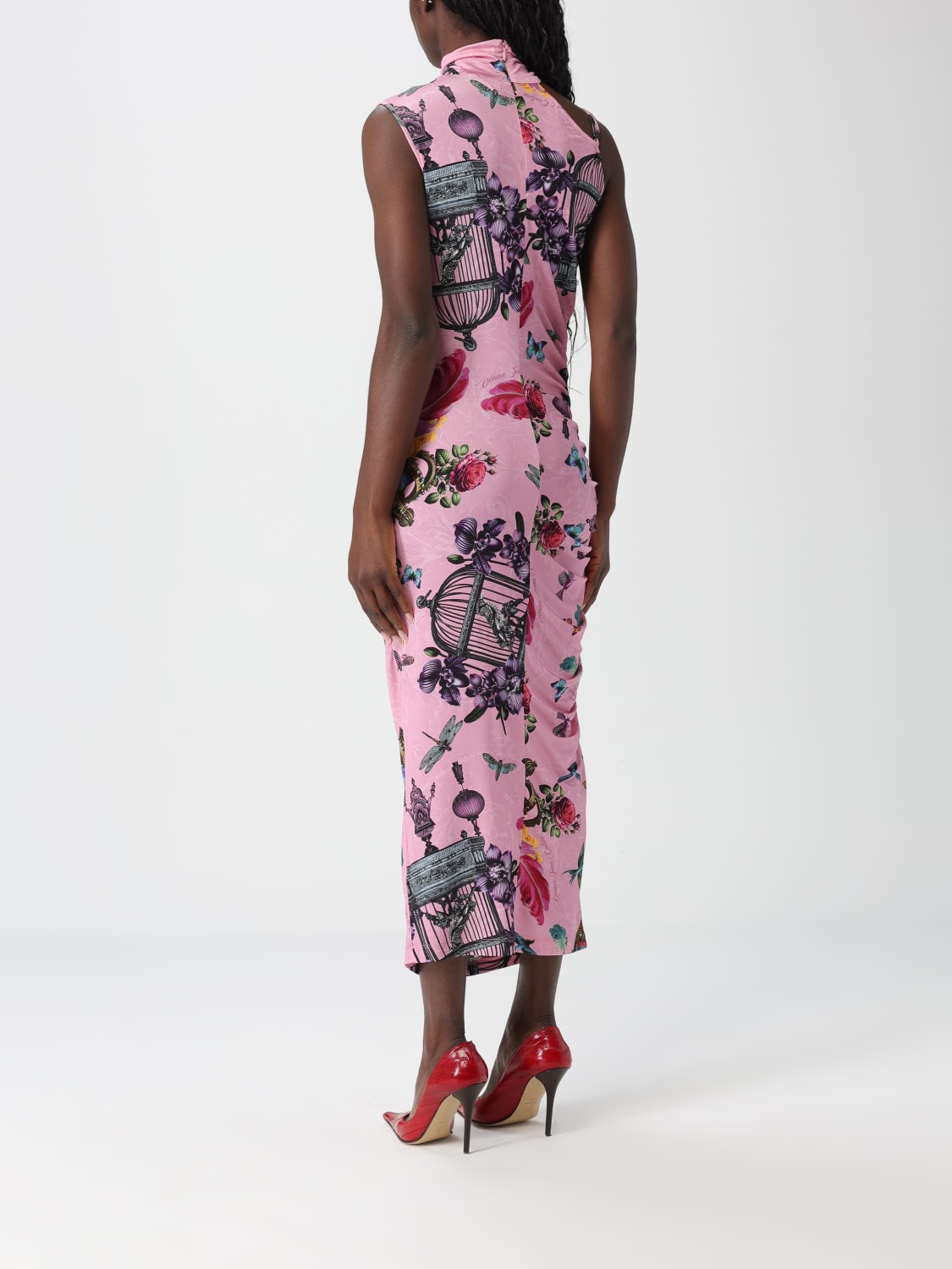 VERSACE JEANS COUTURE DRESS: Dress woman Versace Jeans Couture, Pink - Img 2