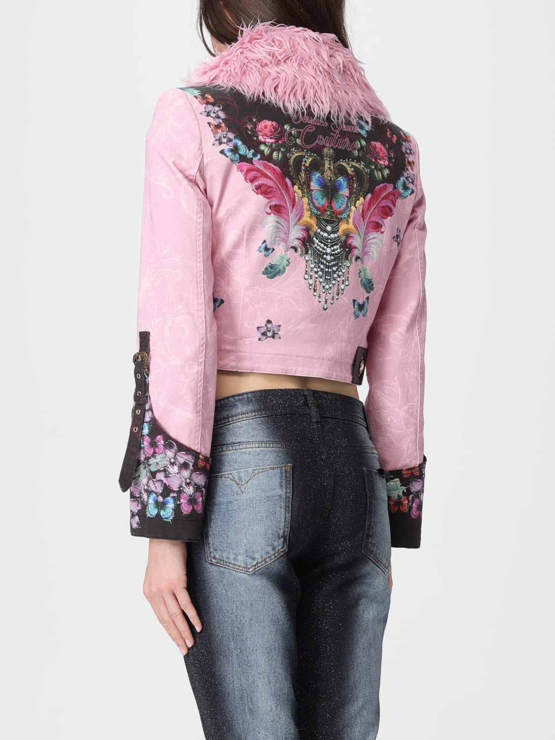 VERSACE JEANS COUTURE JACKET: Blazer woman Versace Jeans Couture, Black - Img 2