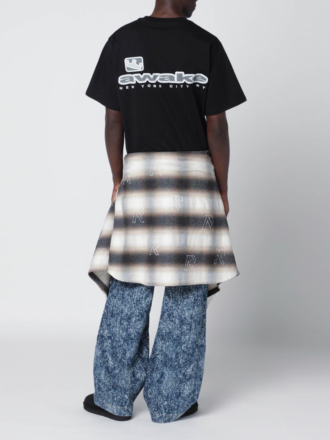 AWAKE NY T-SHIRT: T-shirt men Awake Ny, Black - Img 2