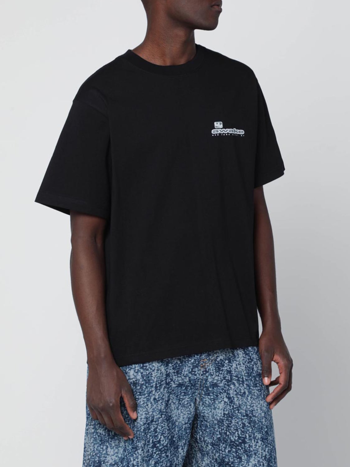 AWAKE NY T-SHIRT: T-shirt men Awake Ny, Black - Img 4
