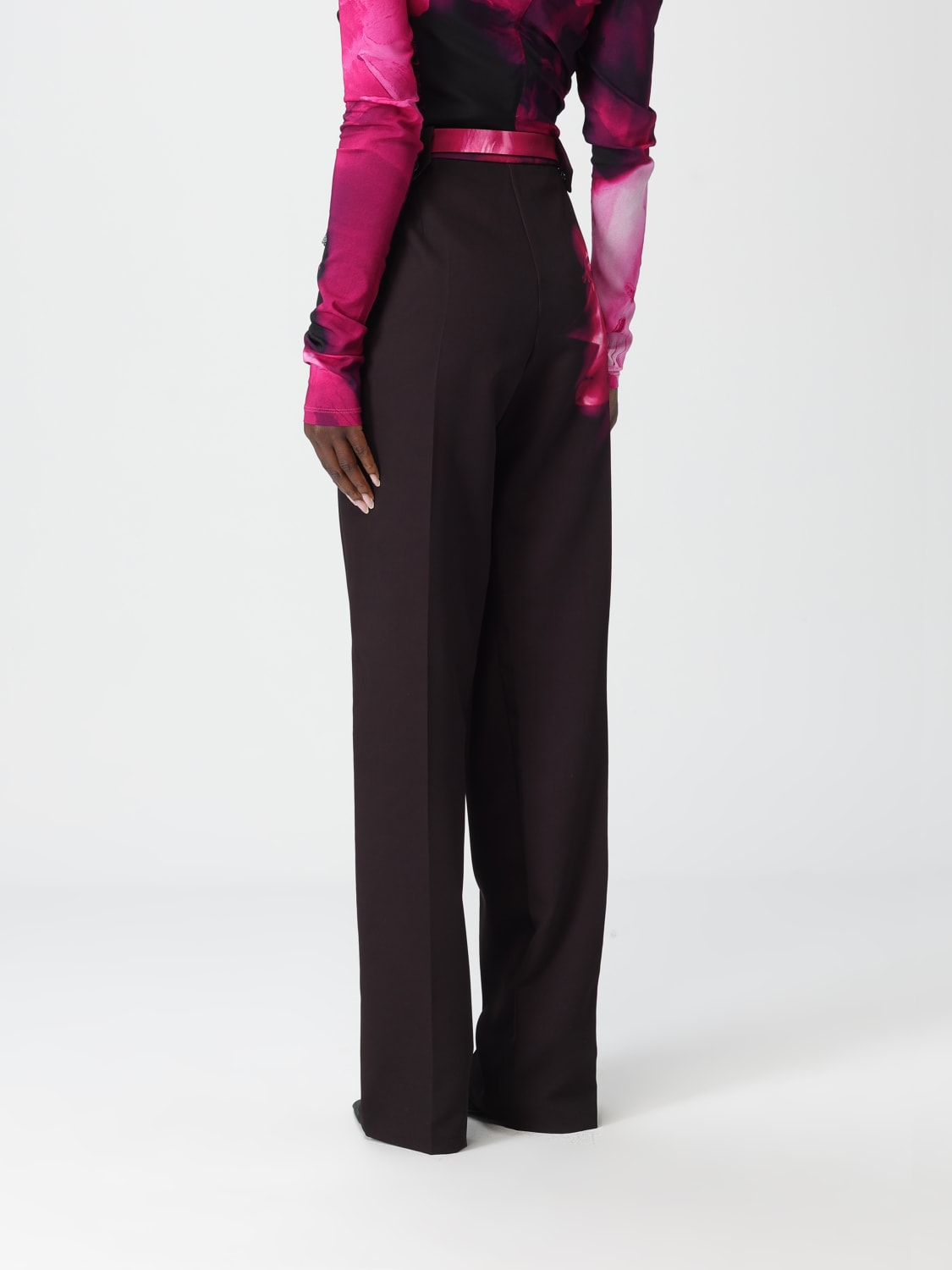 VERSACE JEANS COUTURE HOSE: Hose damen Versace Jeans Couture, Fuchsia - Img 2