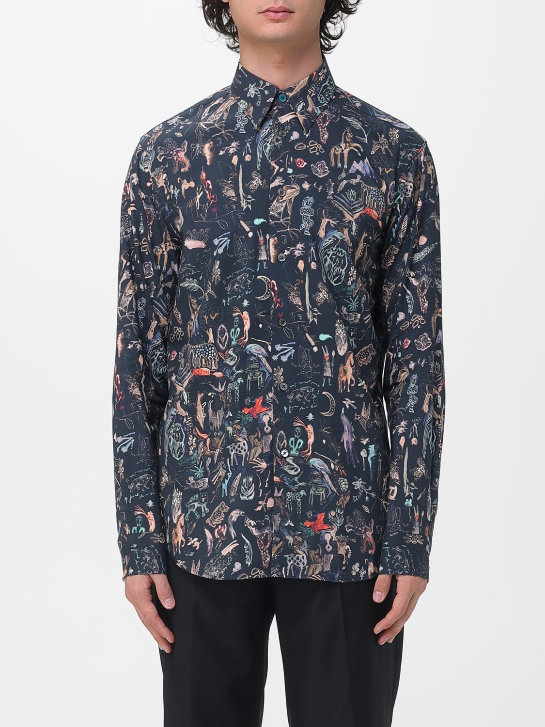 PAUL SMITH SHIRT: Shirt men Paul Smith, Blue - Img 1