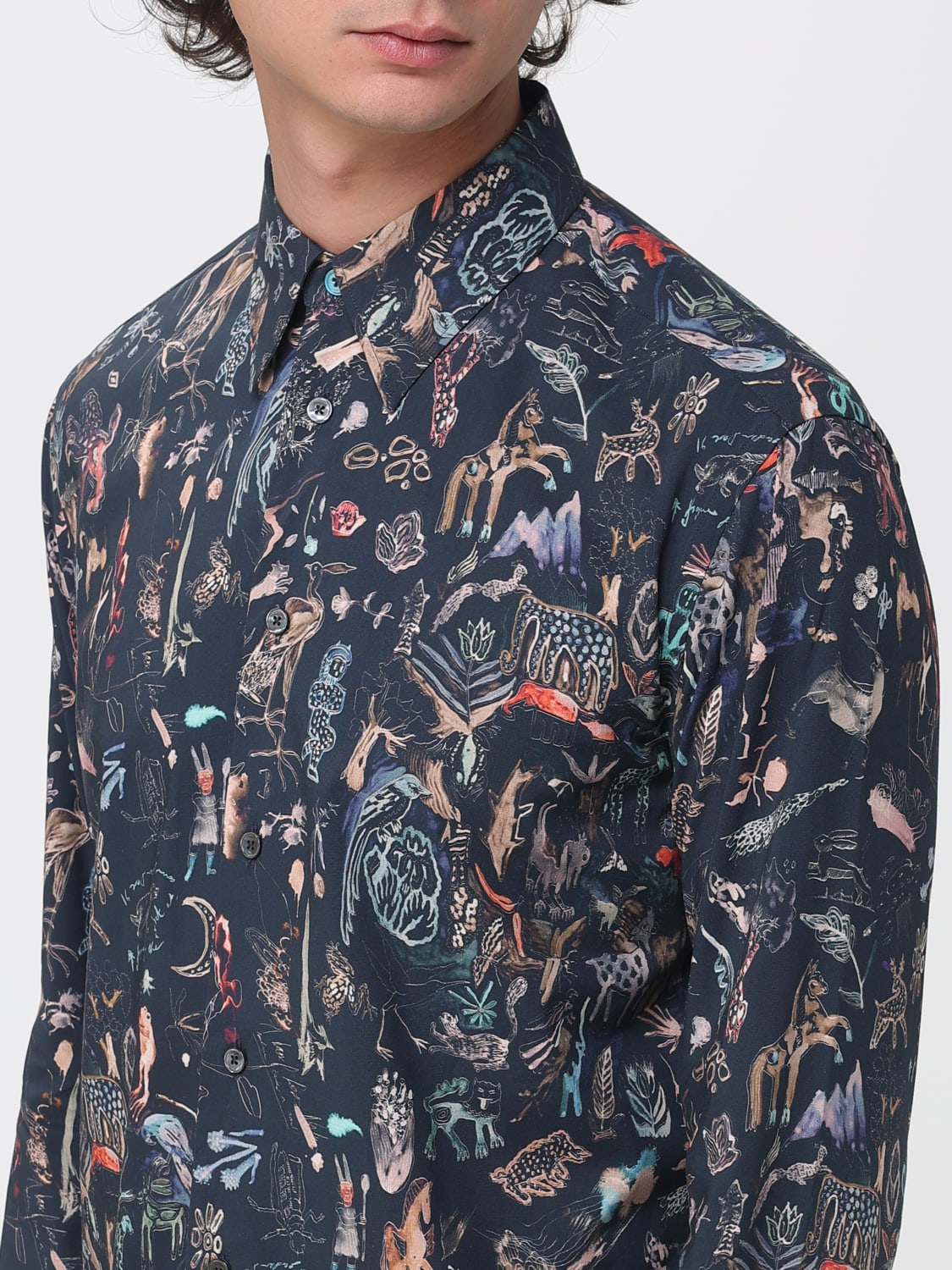 PAUL SMITH SHIRT: Shirt men Paul Smith, Blue - Img 3