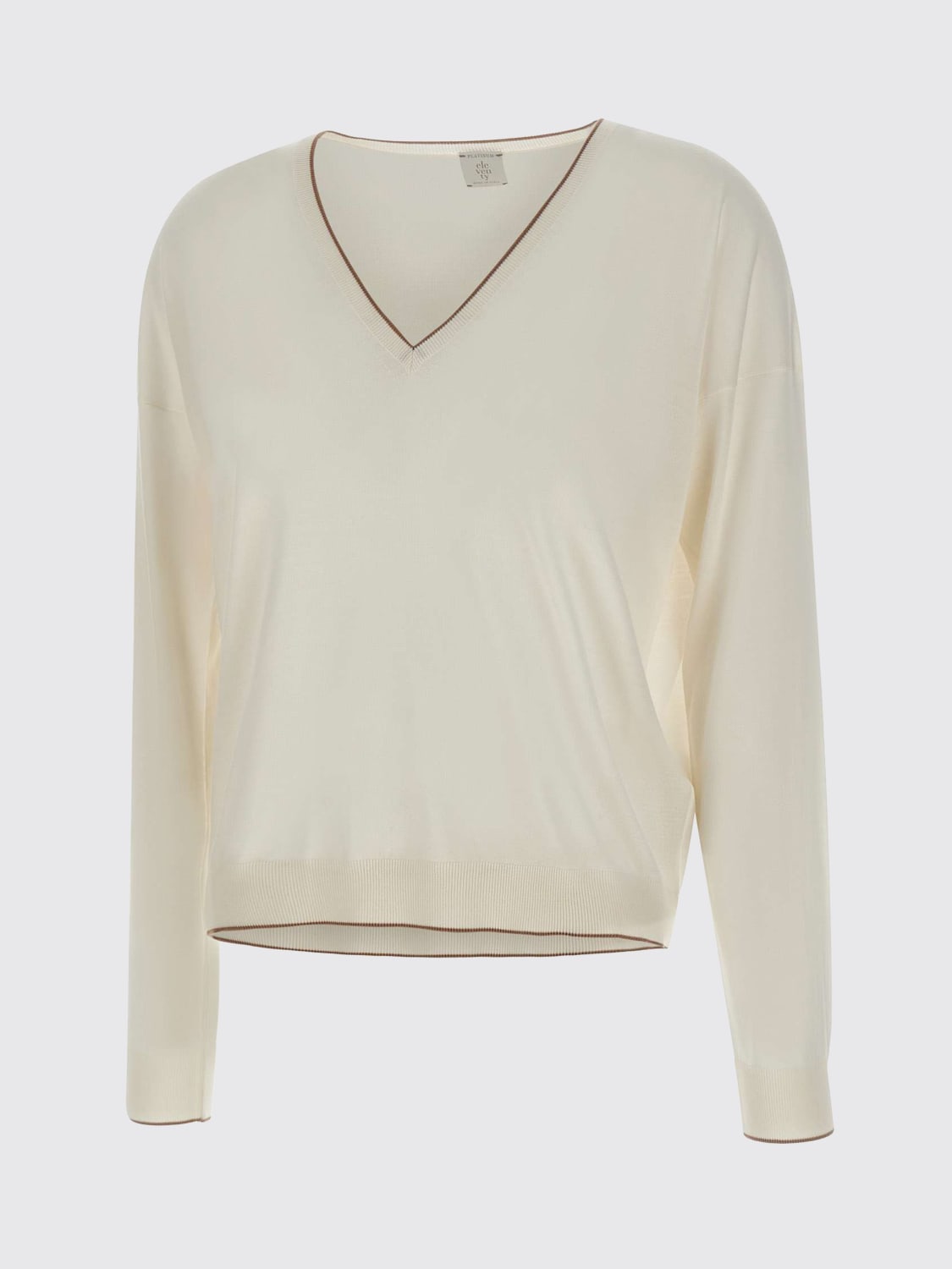 ELEVENTY PULL: Pull femme Eleventy, Blanc - Img 2