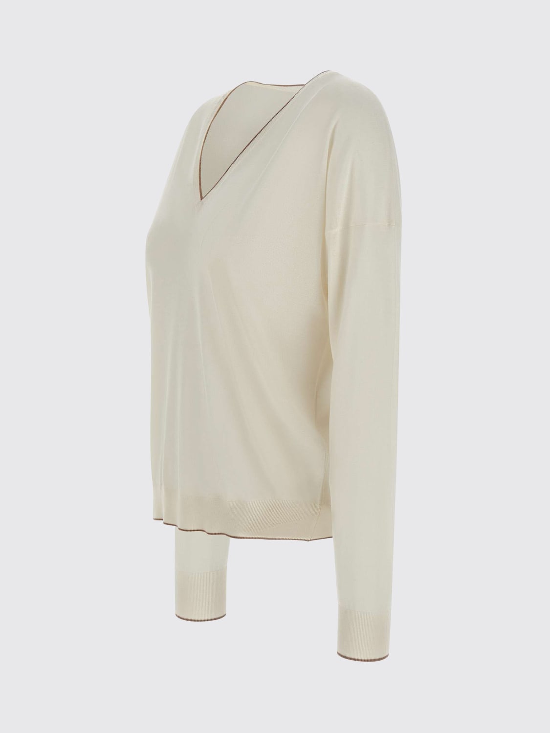 ELEVENTY PULL: Pull femme Eleventy, Blanc - Img 4