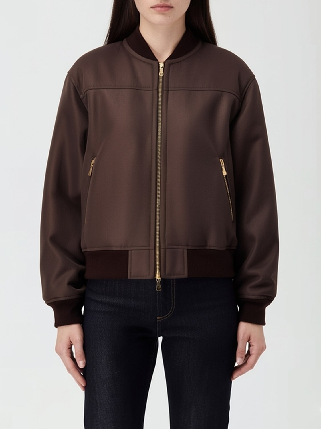 ELEVENTY GIACCA: Bomber Eleventy in lana , Viola - Img 1