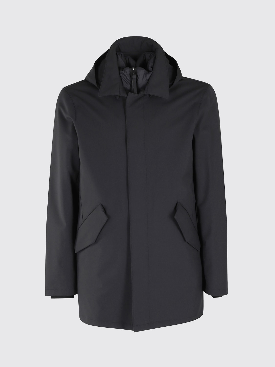 PEOPLE OF SHIBUYA COAT: Jacket men People Of Shibuya, Black - Img 1