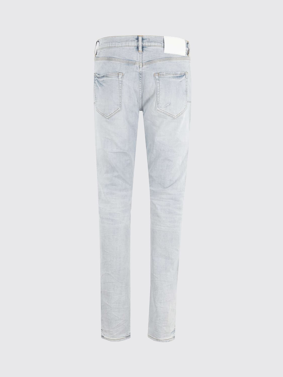 PURPLE JEANS: Jeans Purple in denim stretch , Indaco - Img 2