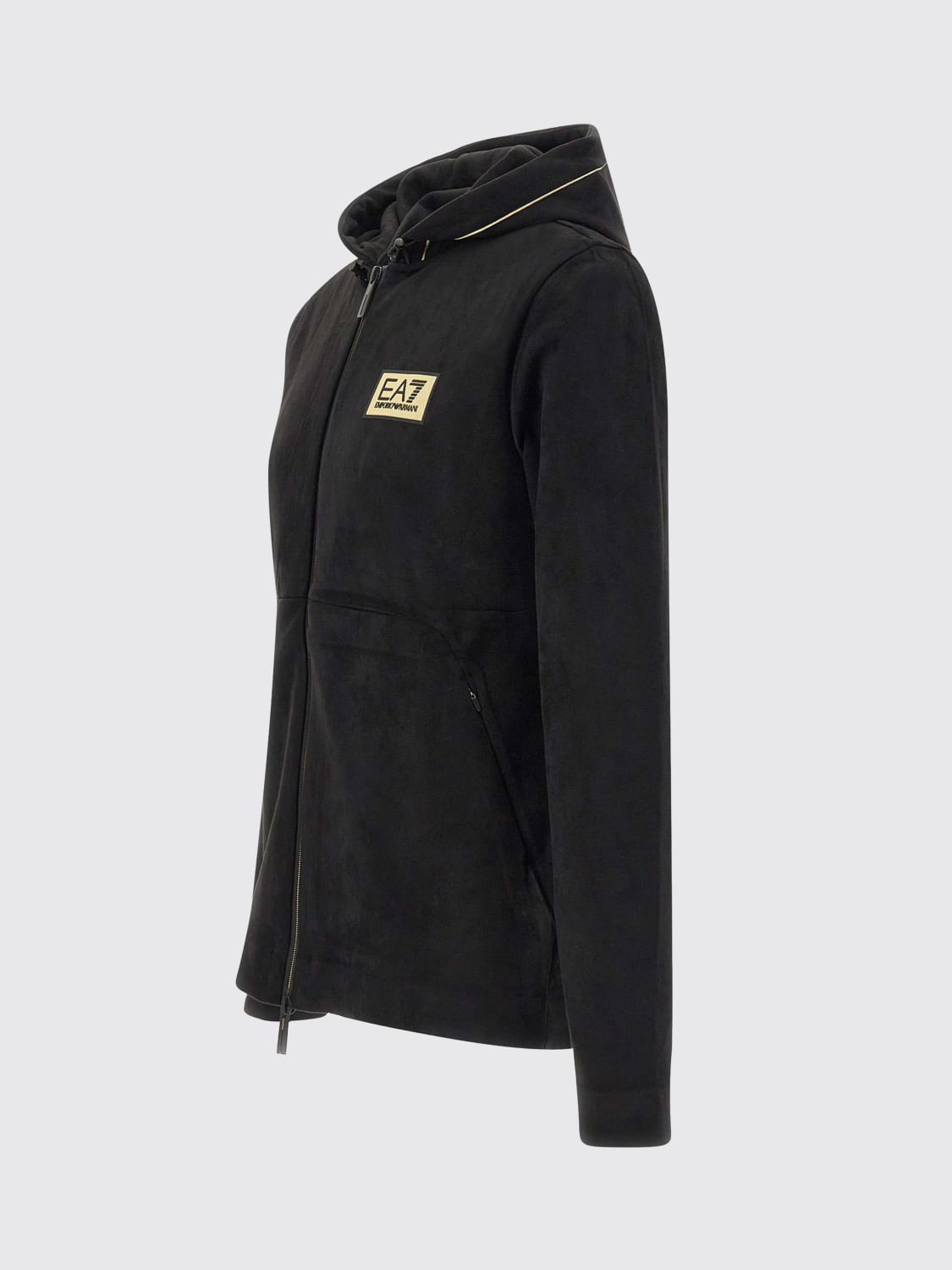 EA7 SUDADERA: Sudadera hombre Ea7, Negro - Img 4