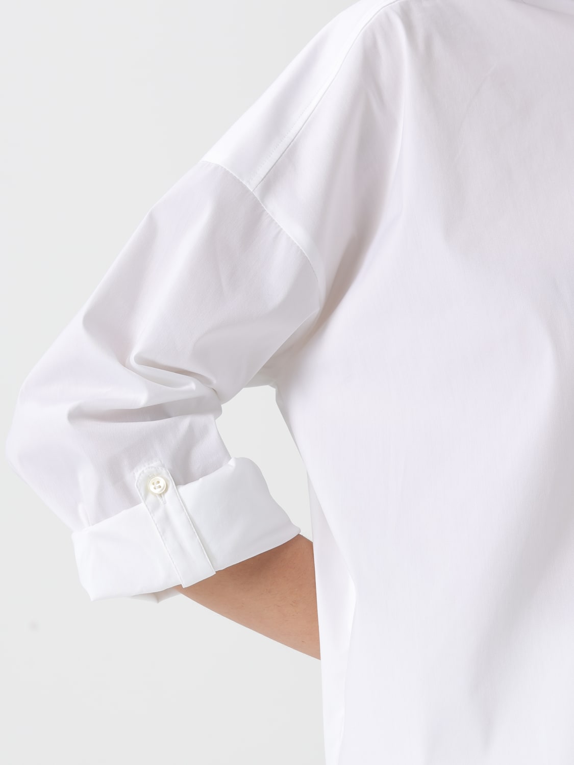 BRUNELLO CUCINELLI CHEMISE: Chemise femme Brunello Cucinelli, Blanc - Img 5