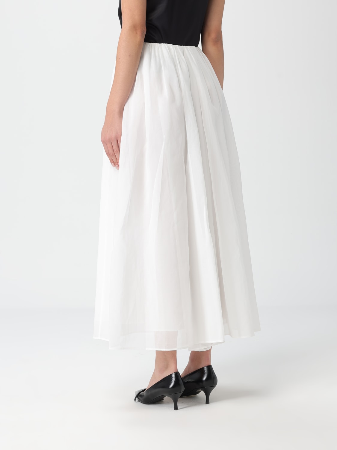 BRUNELLO CUCINELLI SKIRT: Skirt woman Brunello Cucinelli, White - Img 3