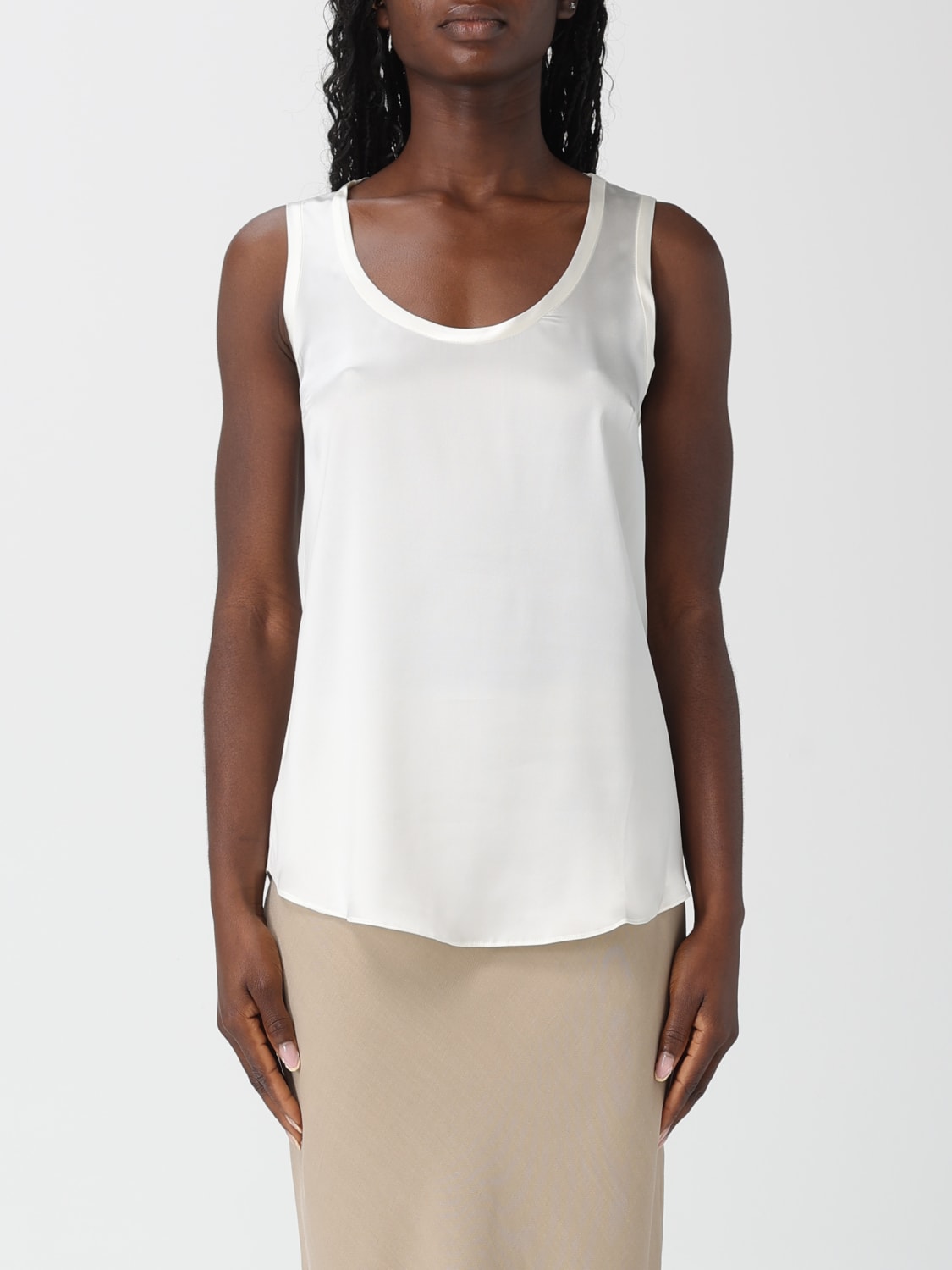 BRUNELLO CUCINELLI TOP: Top woman Brunello Cucinelli, White - Img 1
