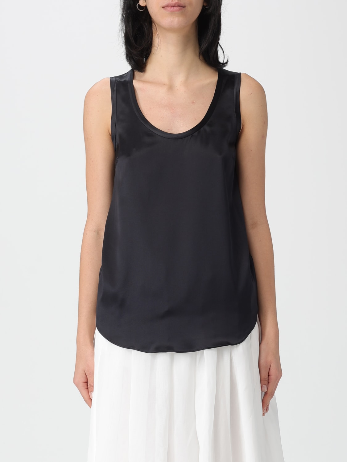 BRUNELLO CUCINELLI TOP: Top woman Brunello Cucinelli, Black - Img 1