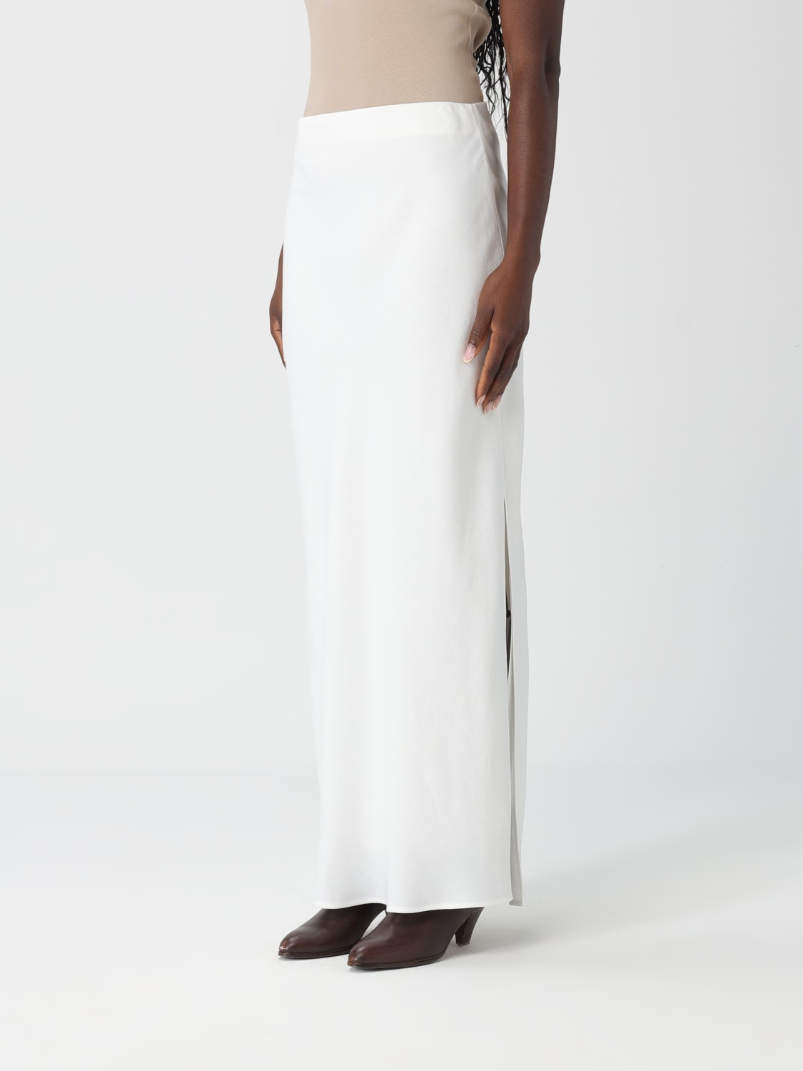 BRUNELLO CUCINELLI ROCK: Rock damen Brunello Cucinelli, Weiß - Img 4