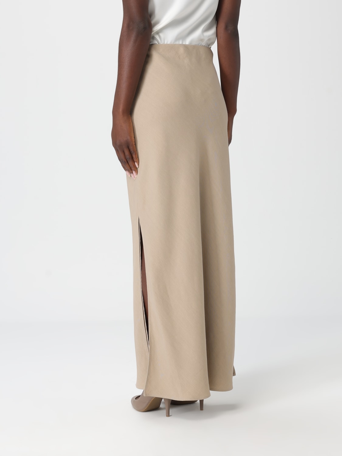 BRUNELLO CUCINELLI FALDA: Falda mujer Brunello Cucinelli, Beige - Img 3