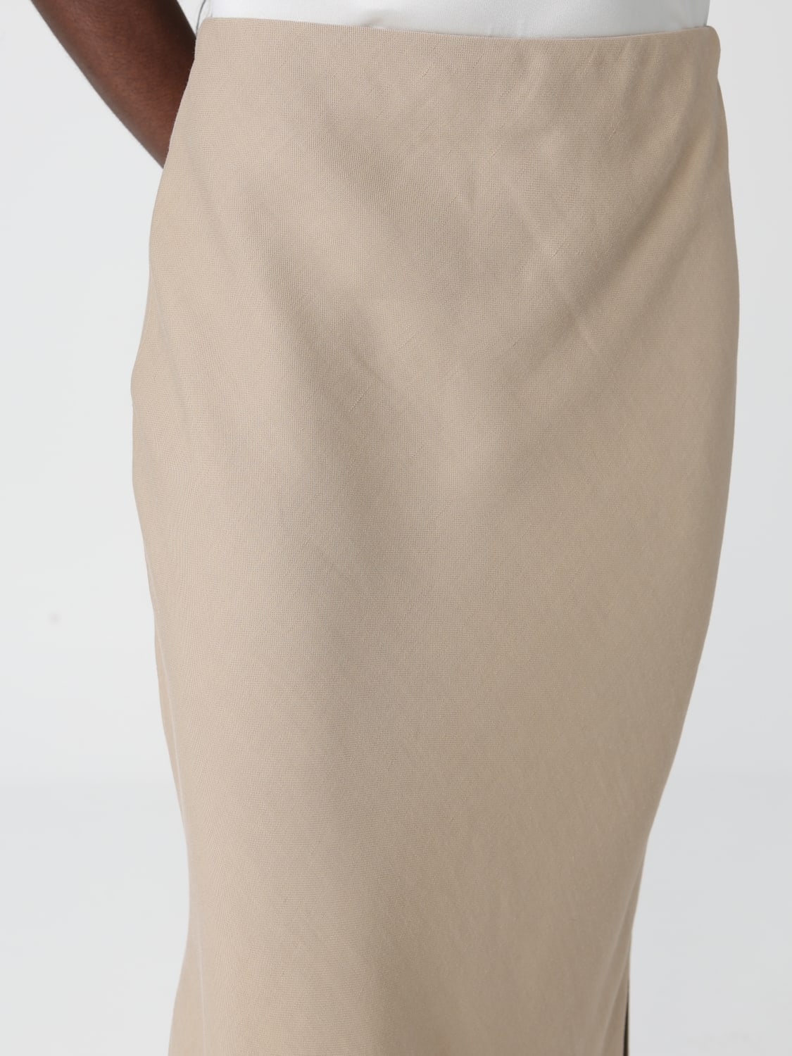 BRUNELLO CUCINELLI FALDA: Falda mujer Brunello Cucinelli, Beige - Img 5