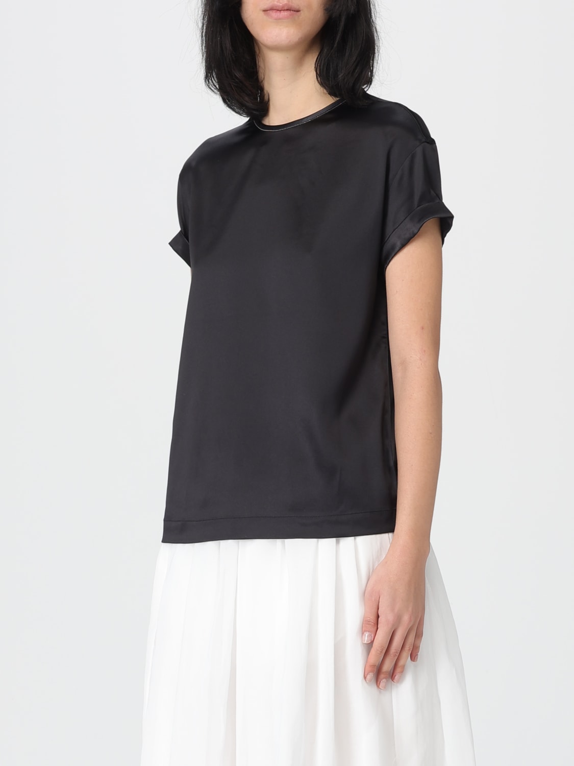 BRUNELLO CUCINELLI TOP: Top woman Brunello Cucinelli, Black - Img 4