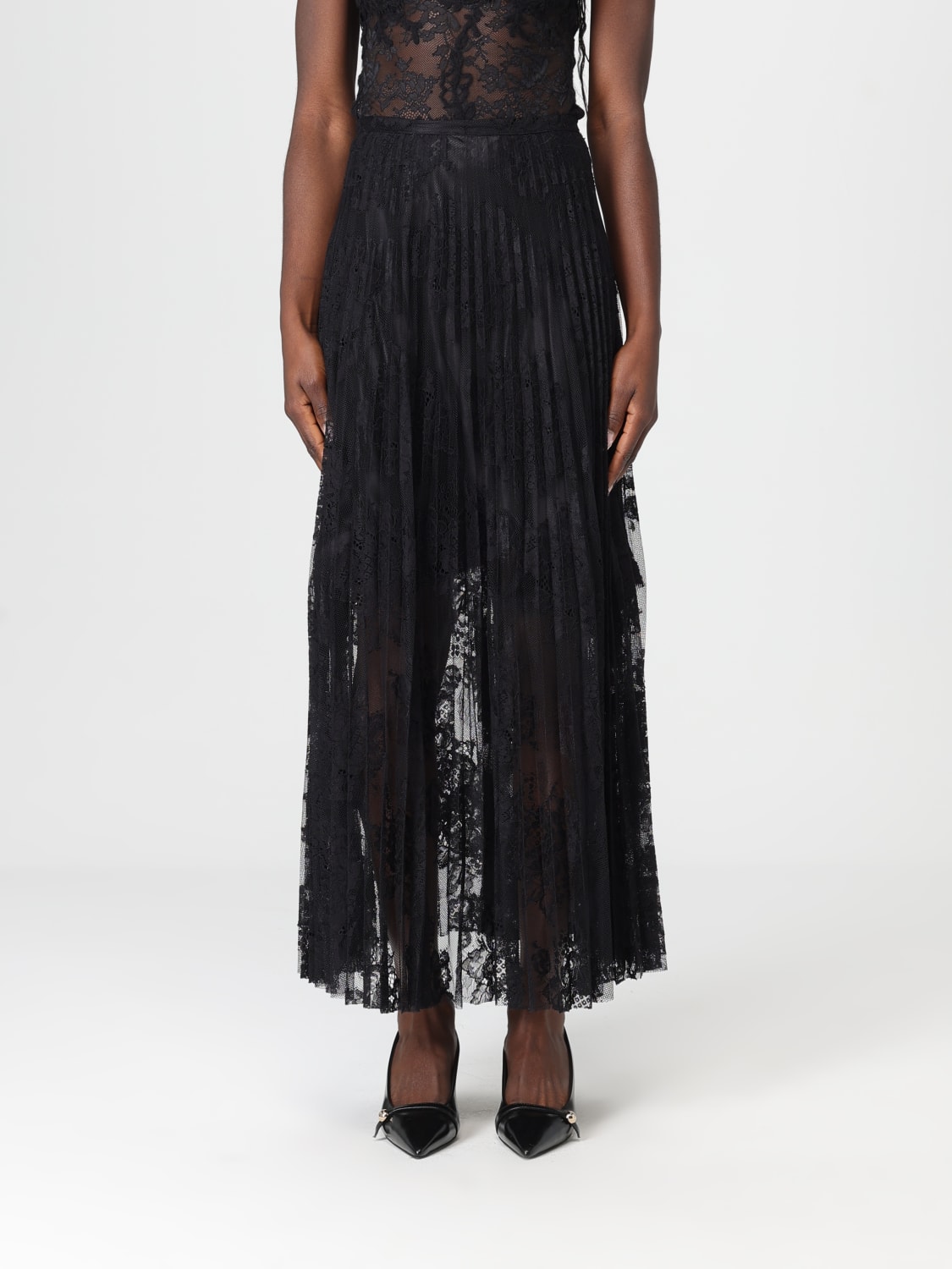 ERMANNO SCERVINO LIFE SKIRT: Skirt woman Ermanno Scervino Life, Black - Img 1