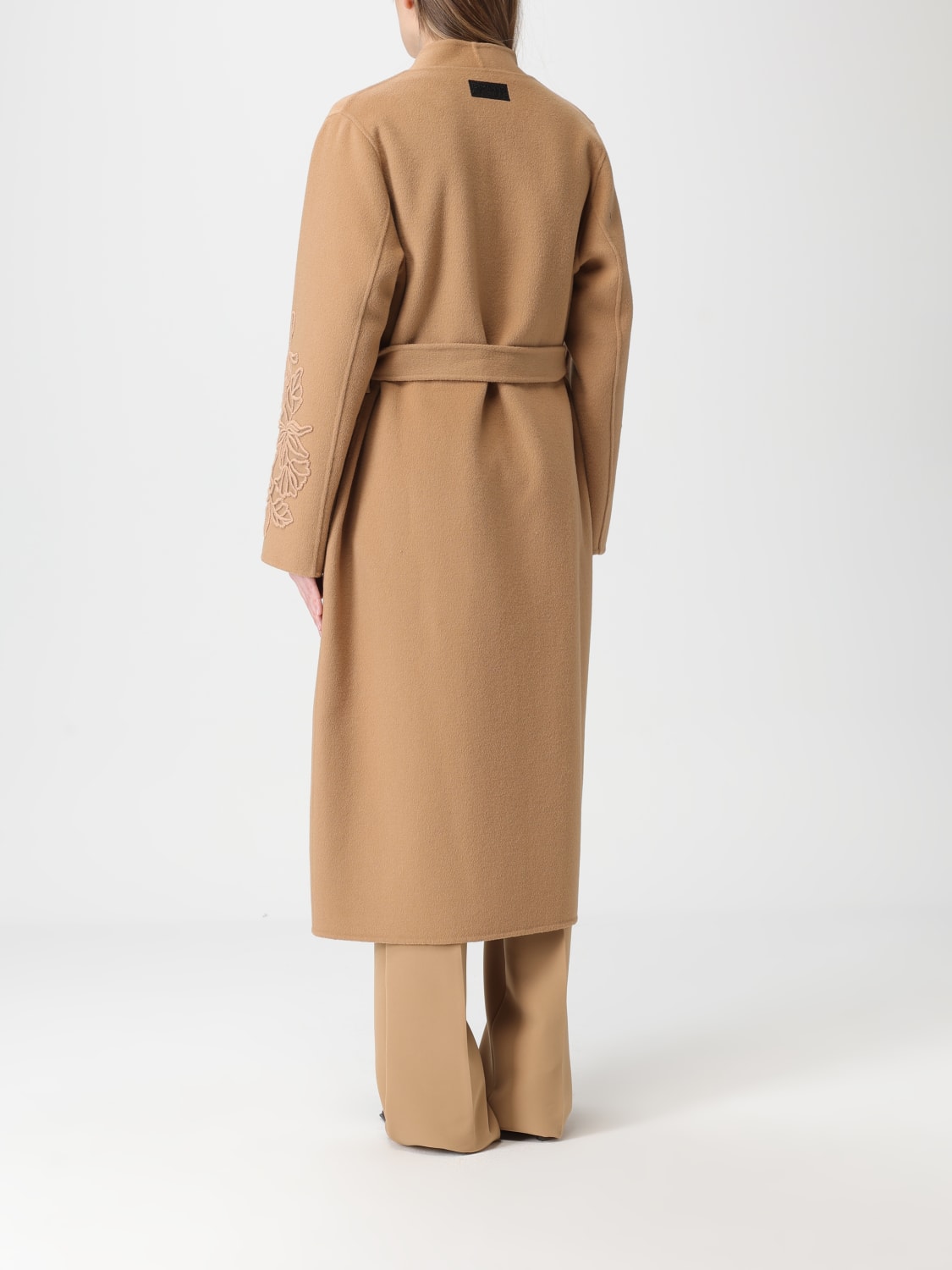 ERMANNO FIRENZE COAT: Coat woman Ermanno Firenze, Beige - Img 2