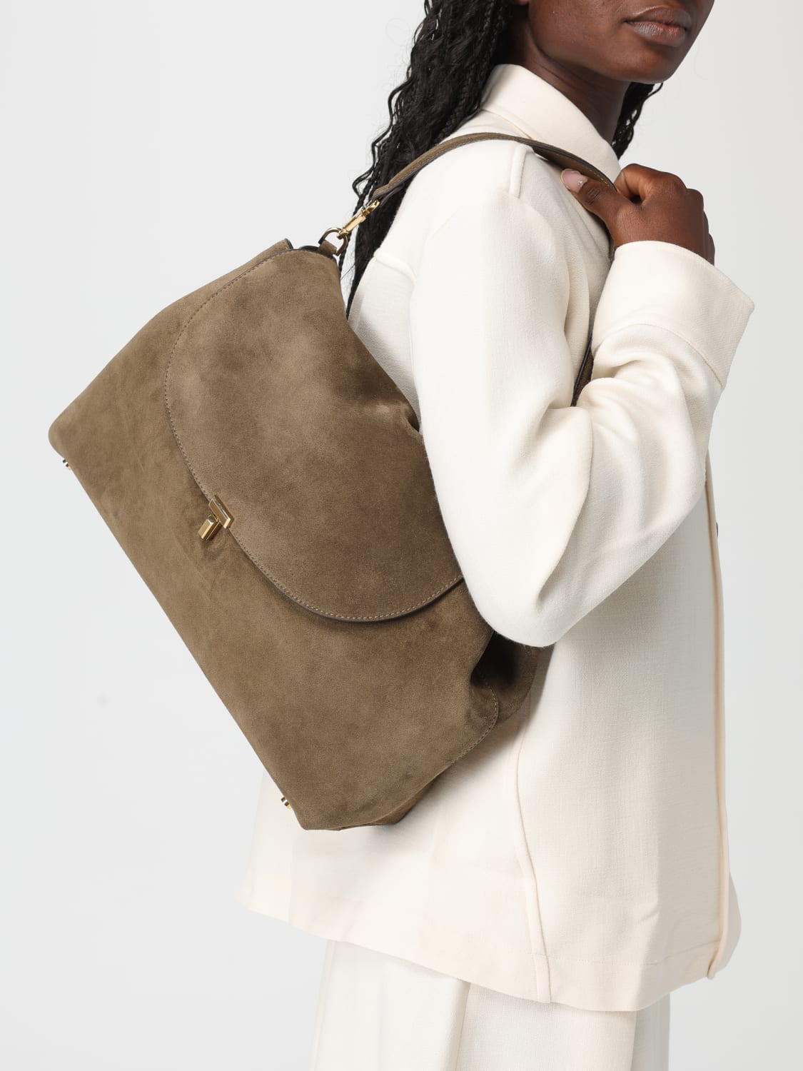 TOTEME SAC PORTÉ ÉPAULE: Sac porté épaule femme Toteme, Gris - Img 2