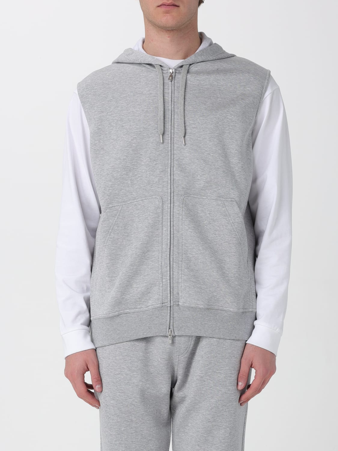 BRUNELLO CUCINELLI SWEATSHIRT: Sweatshirt homme Brunello Cucinelli, Gris - Img 1