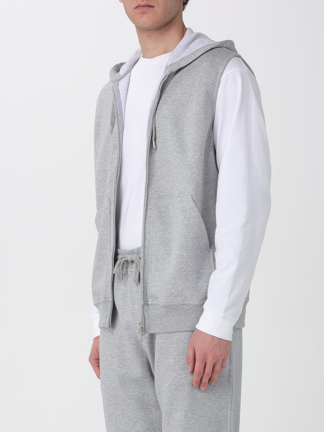 BRUNELLO CUCINELLI SWEATSHIRT: Sweatshirt homme Brunello Cucinelli, Gris - Img 4