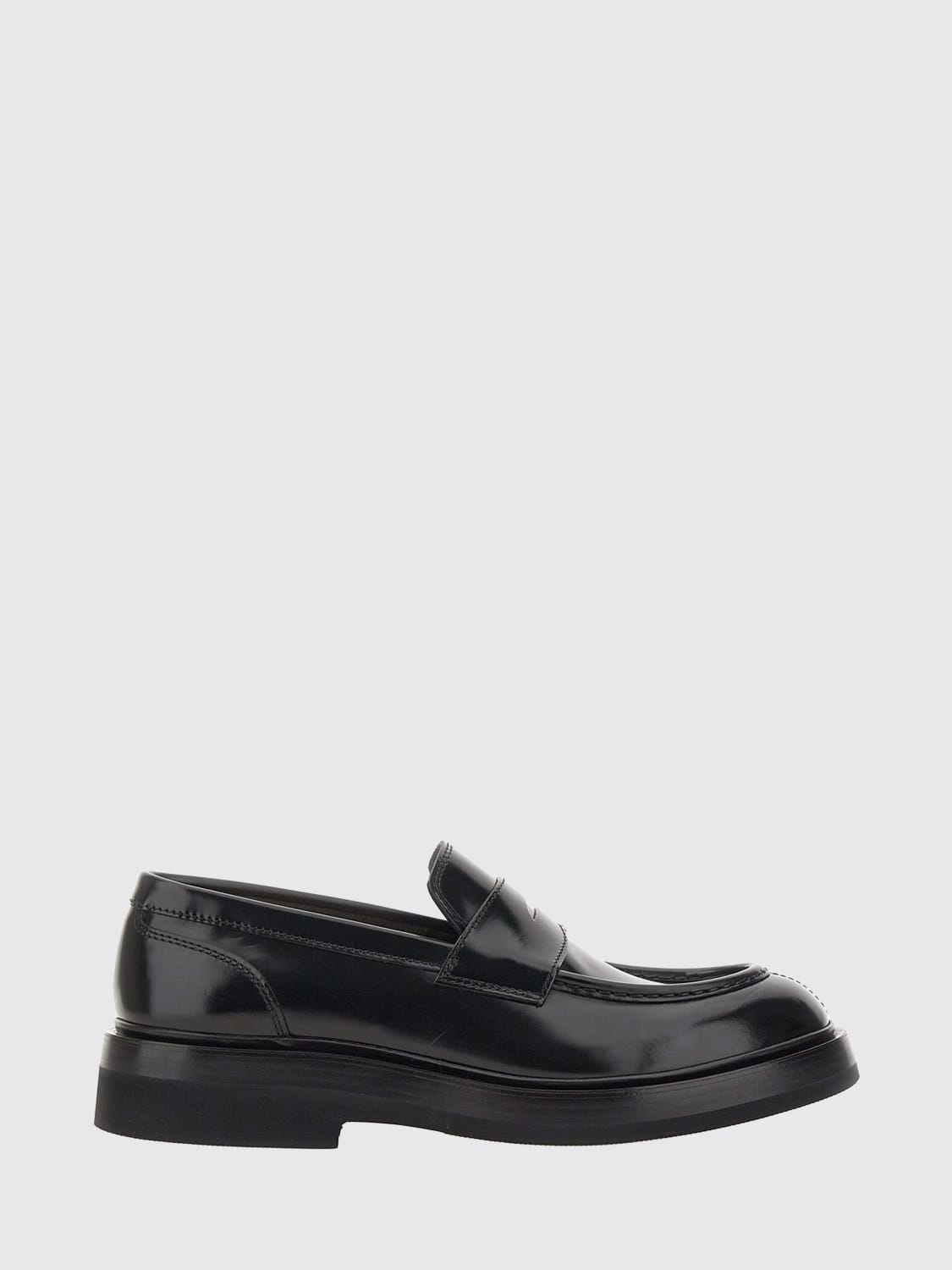SANTONI LOAFERS: Loafers men Santoni, Black - Img 1