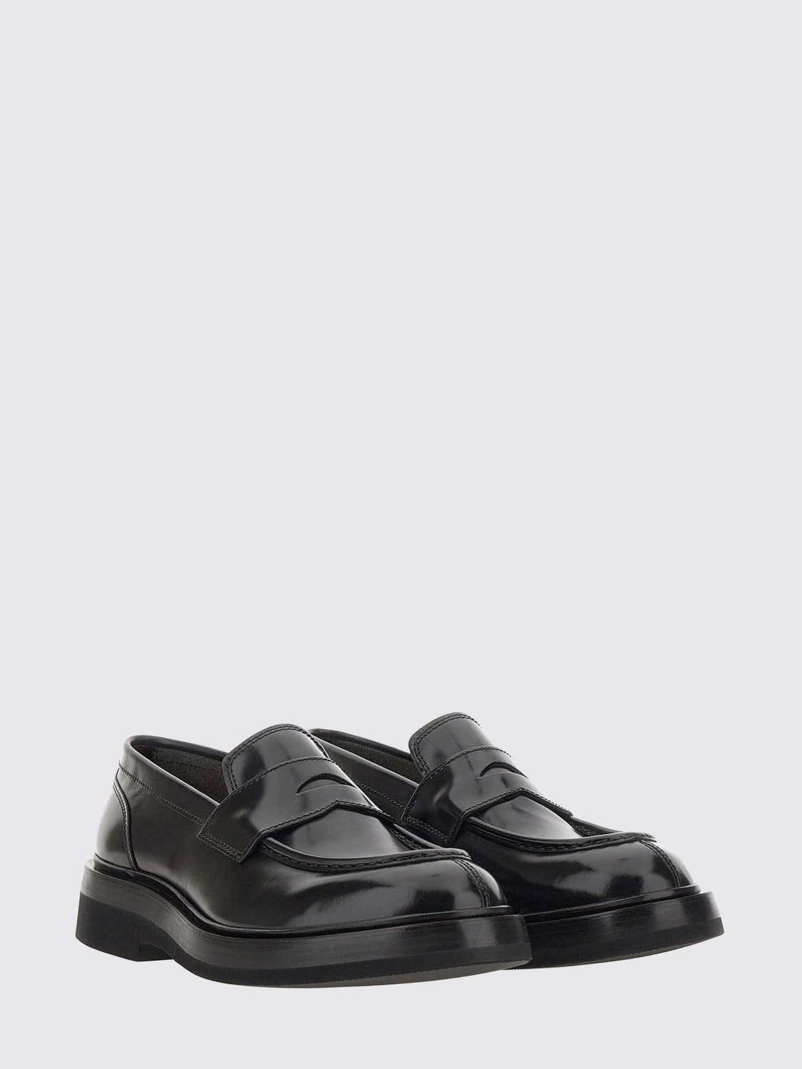 SANTONI LOAFERS: Loafers men Santoni, Black - Img 2