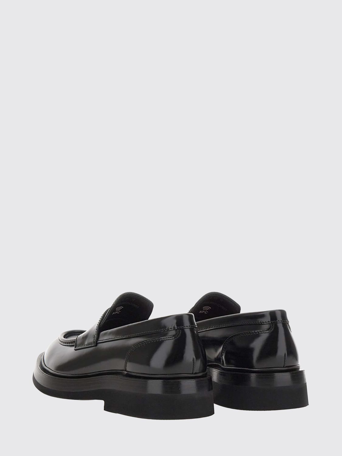 SANTONI LOAFERS: Loafers men Santoni, Black - Img 3