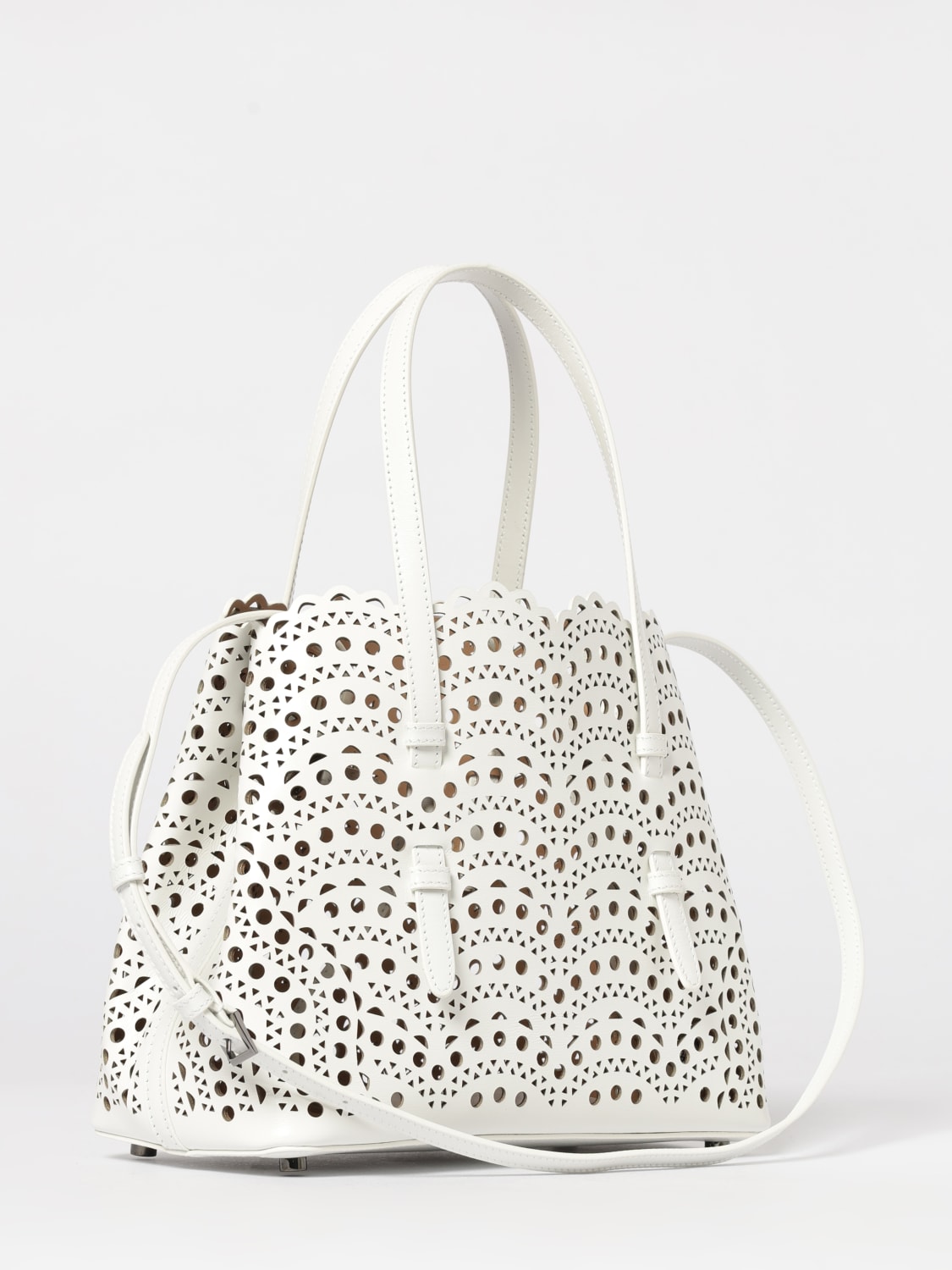 ALAÏA HANDBAG: Handbag woman AlaÏa, White - Img 3