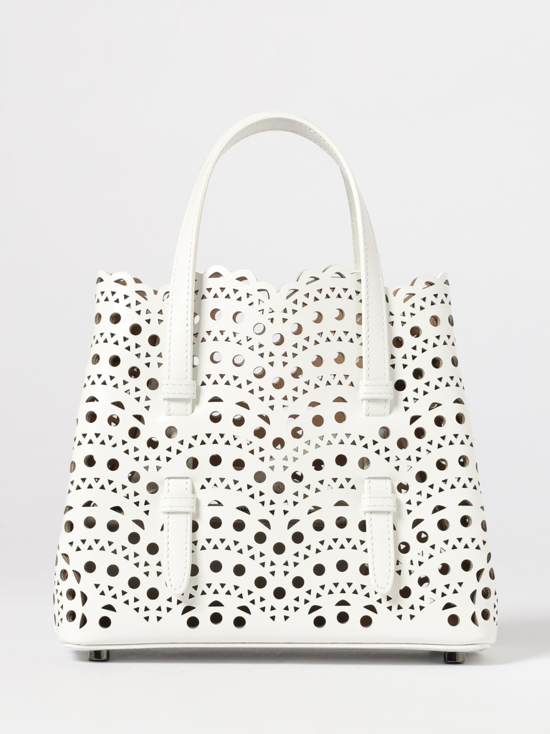 ALAÏA HANDBAG: Handbag woman AlaÏa, White - Img 1