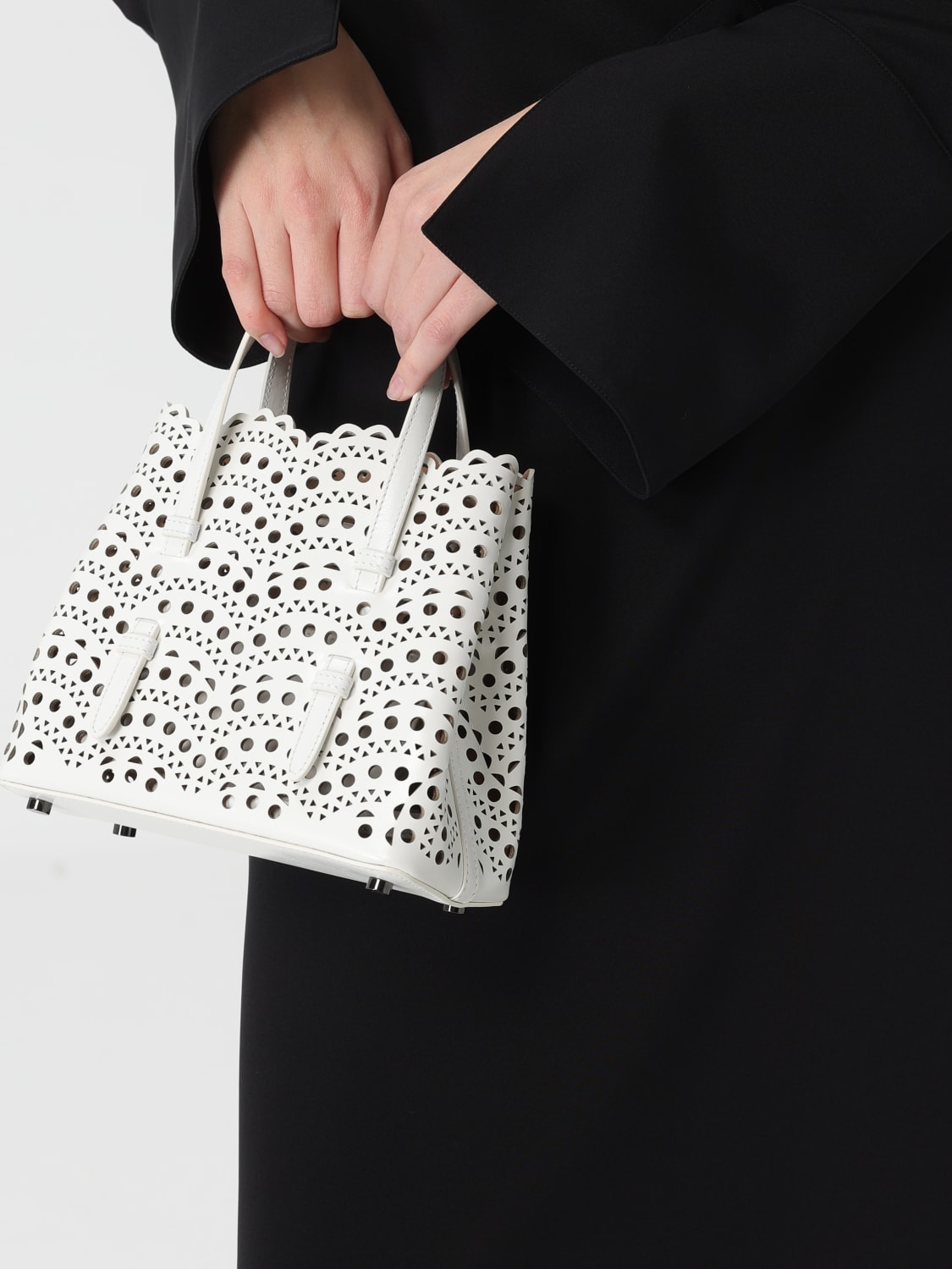 ALAÏA HANDBAG: Handbag woman AlaÏa, White - Img 2