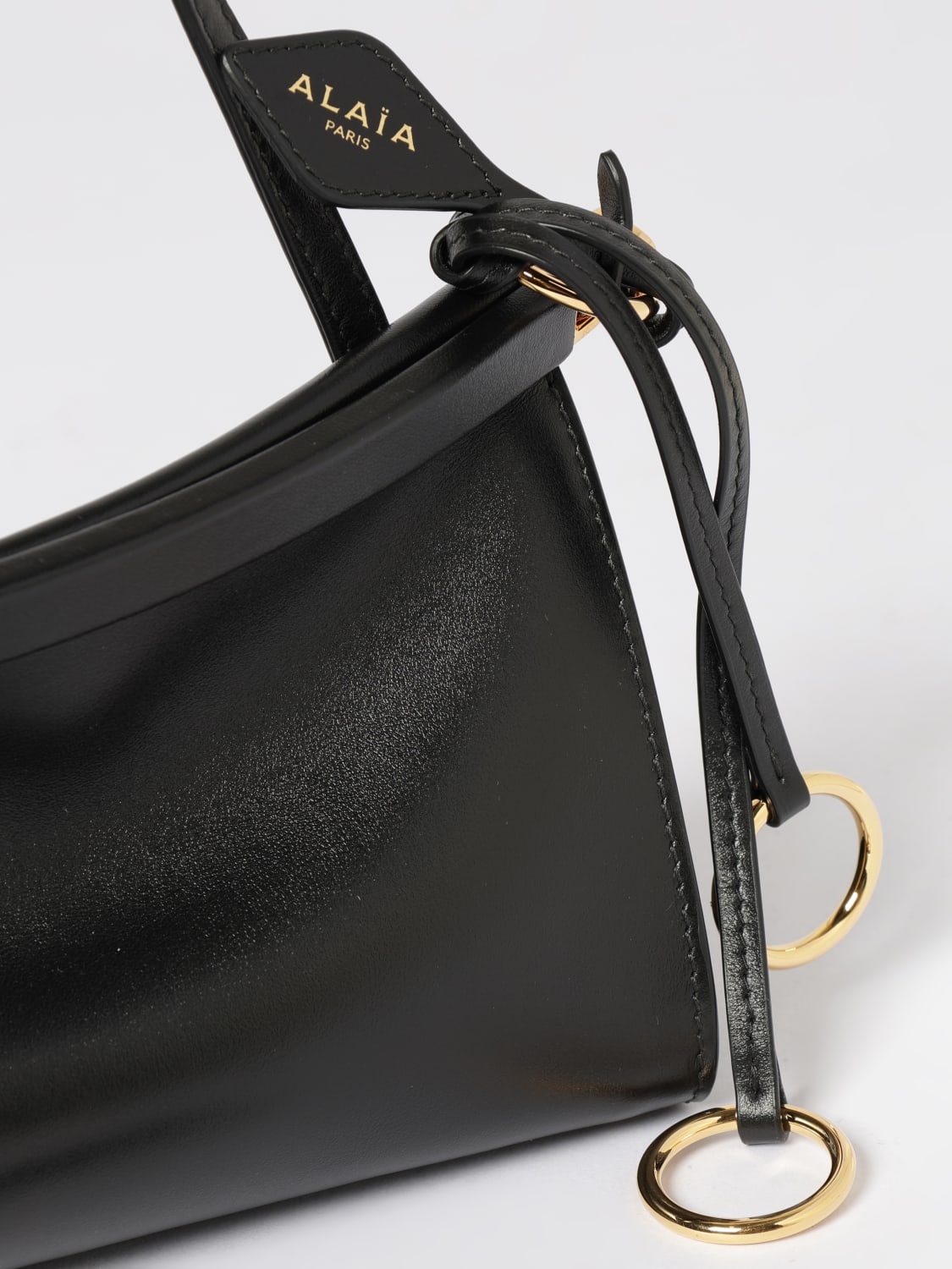 ALAÏA SHOULDER BAG: Shoulder bag woman AlaÏa, Black - Img 4