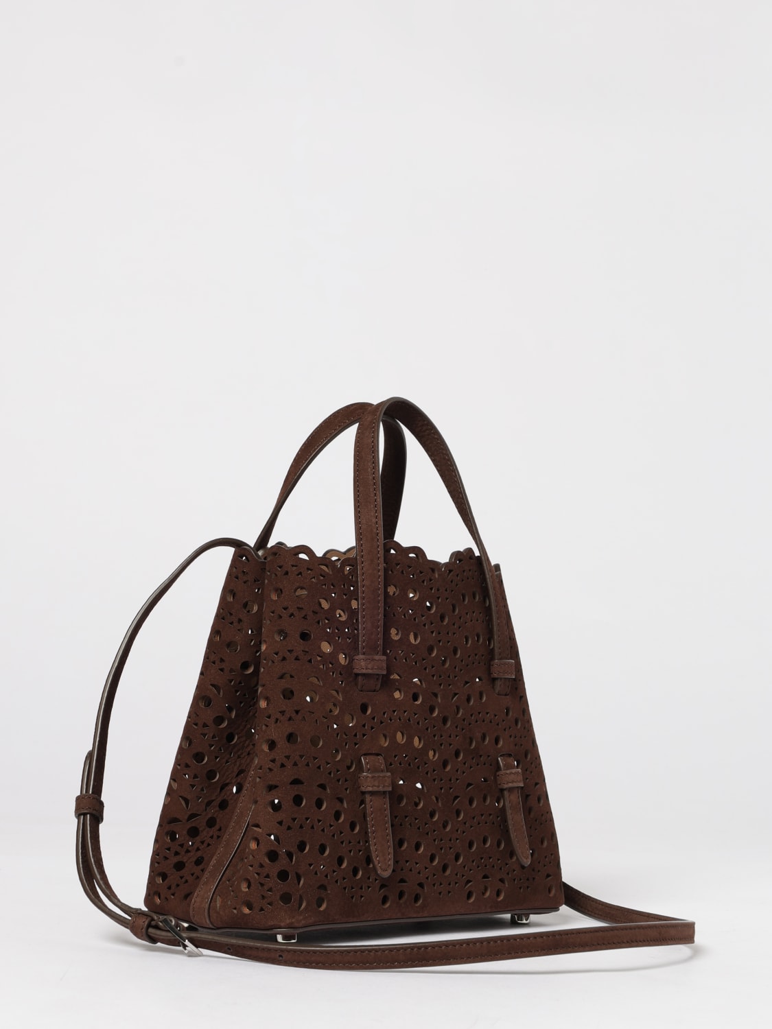 ALAÏA HANDBAG: Handbag woman AlaÏa, Brown - Img 2