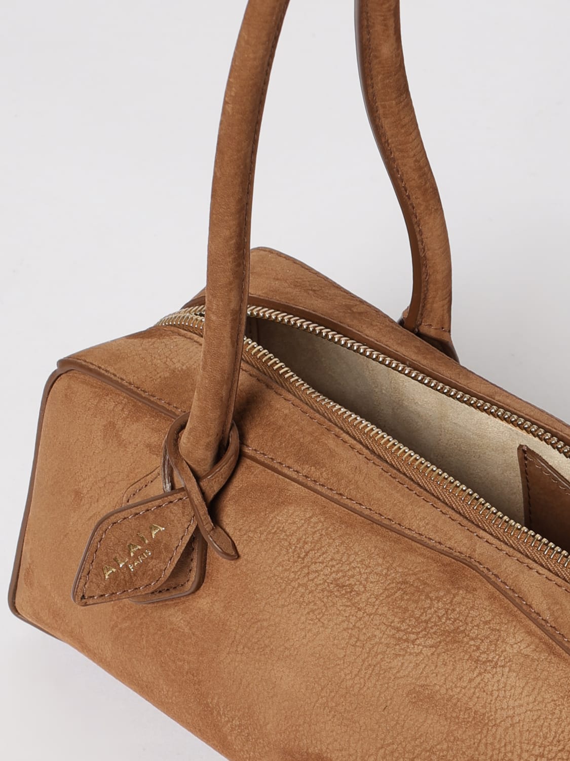 ALAÏA SHOULDER BAG: Shoulder bag woman AlaÏa, Brown - Img 5