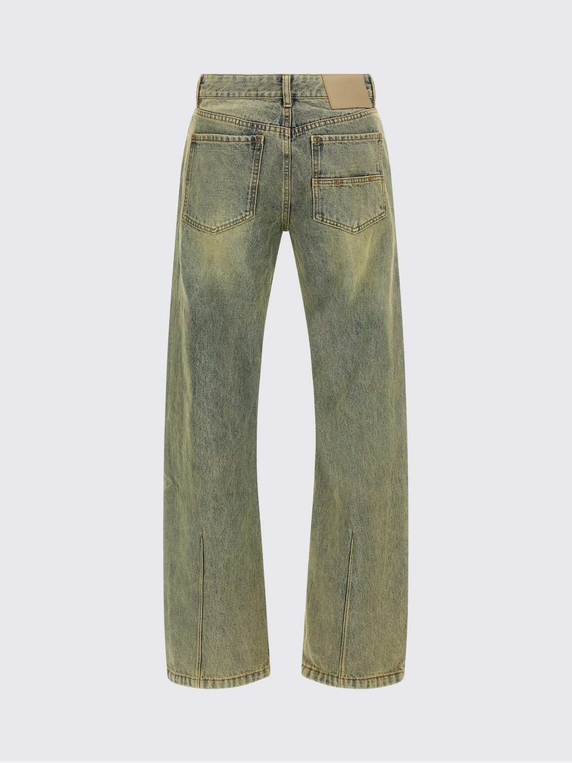 ENTIRE STUDIOS JEANS: Jeans men Entire Studios, Yellow - Img 2