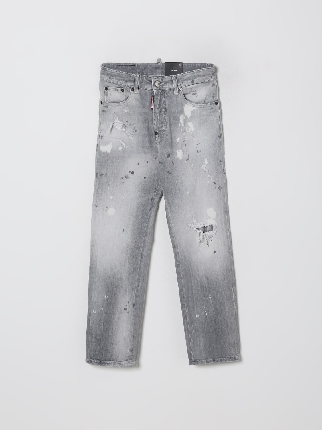 DSQUARED2 JEANS: Pantalones niños Dsquared2, Gris - Img 1