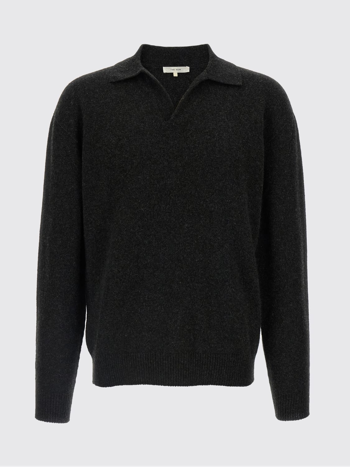 THE ROW POLO SHIRT: Polo shirt men The Row, Grey - Img 1