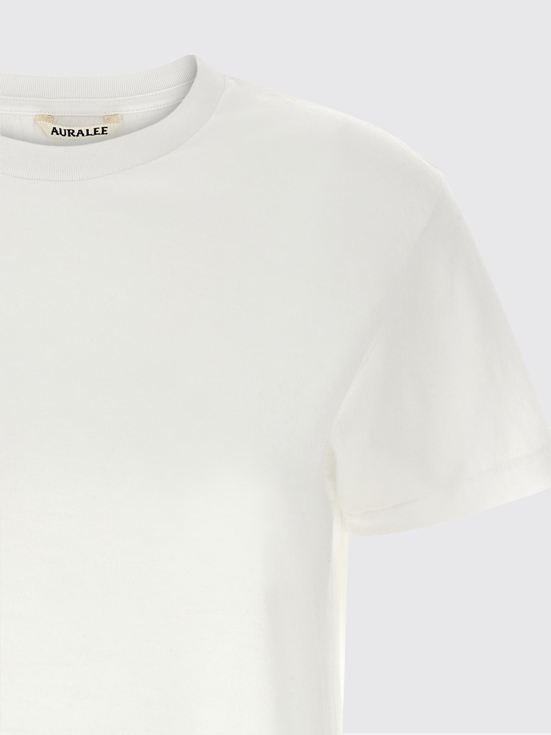 AURALEE T-SHIRT: T-shirt femme Auralee, Blanc - Img 3