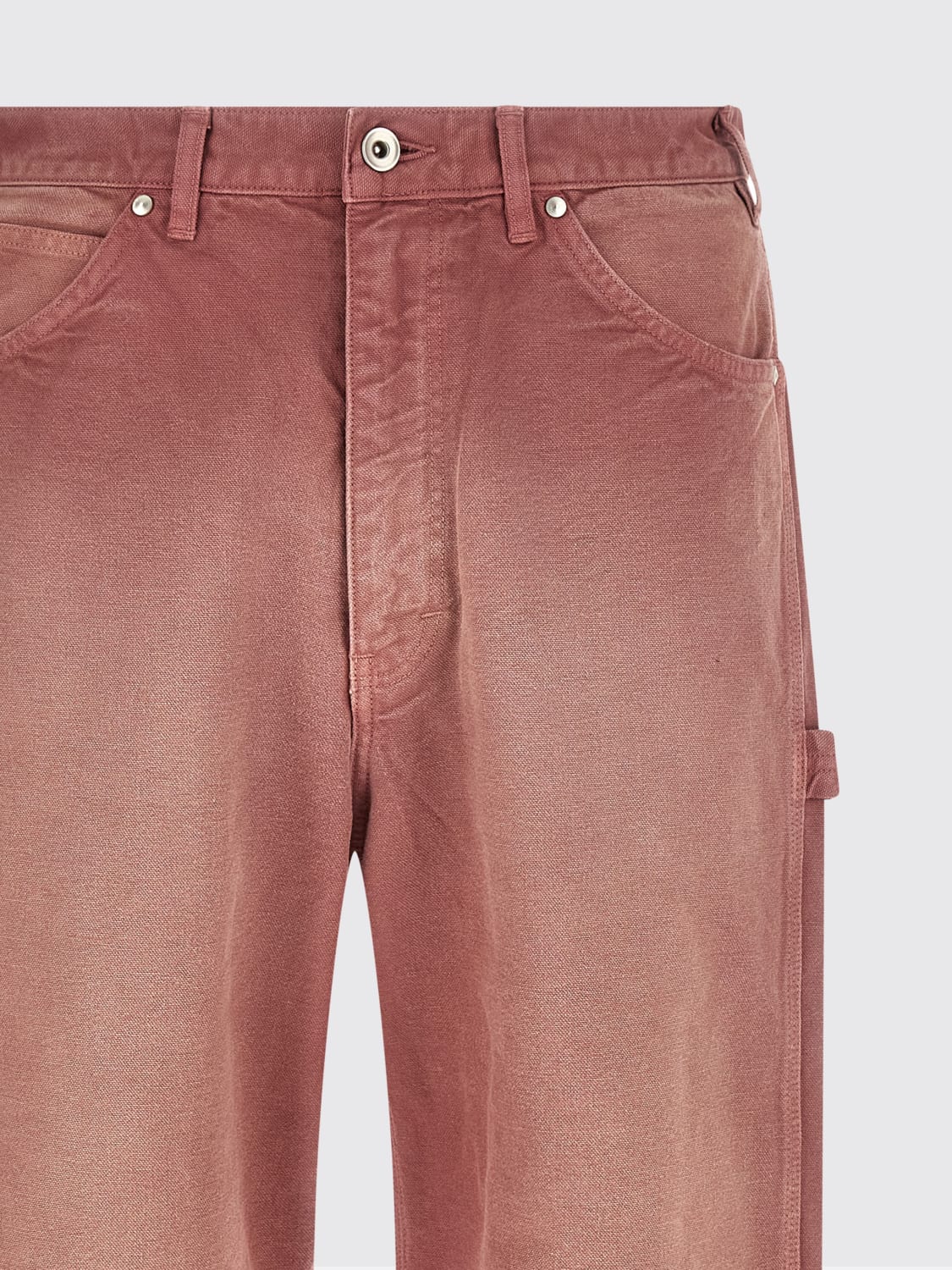 AURALEE JEANS: Pants men Auralee, Pink - Img 3