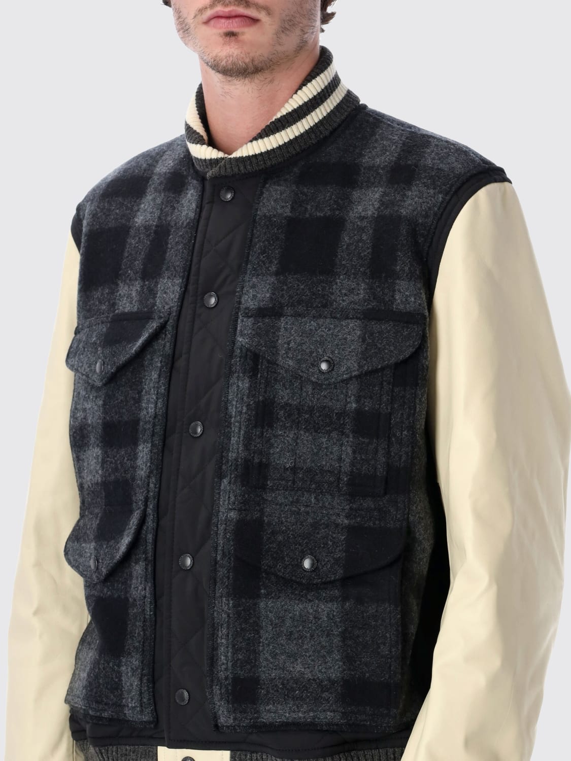 JUNYA WATANABE JACKET: Jacket men Junya Watanabe, Black - Img 3