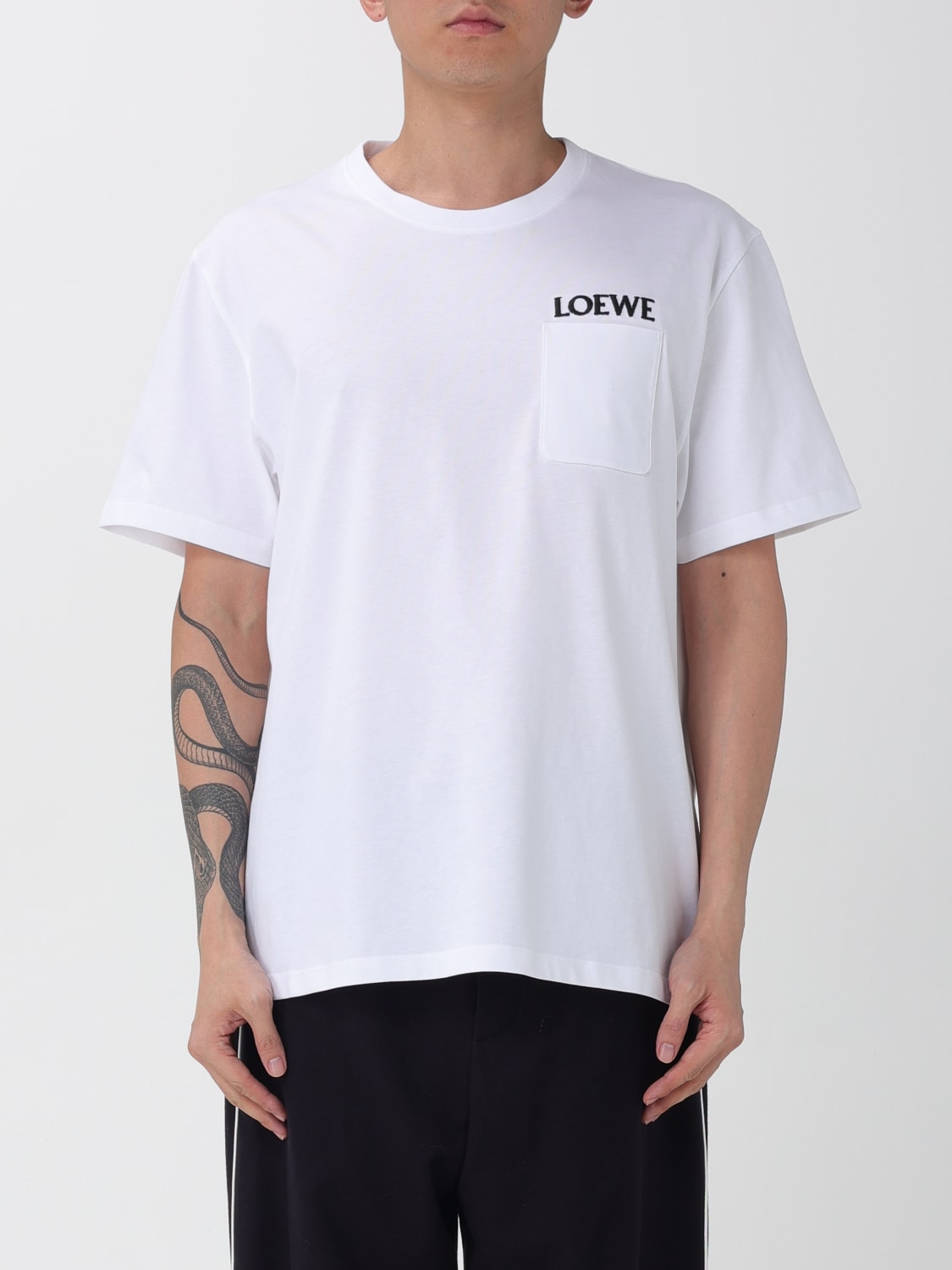LOEWE T-SHIRT: Polo herren Loewe, Weiß - Img 1