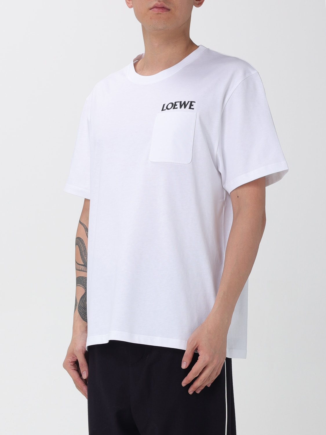 LOEWE T-SHIRT: Polo herren Loewe, Weiß - Img 4