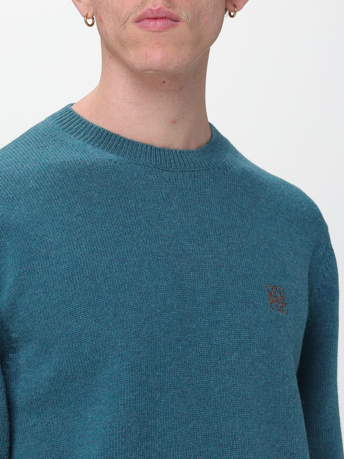 LOEWE SWEATER: Sweater men Loewe, Green - Img 5