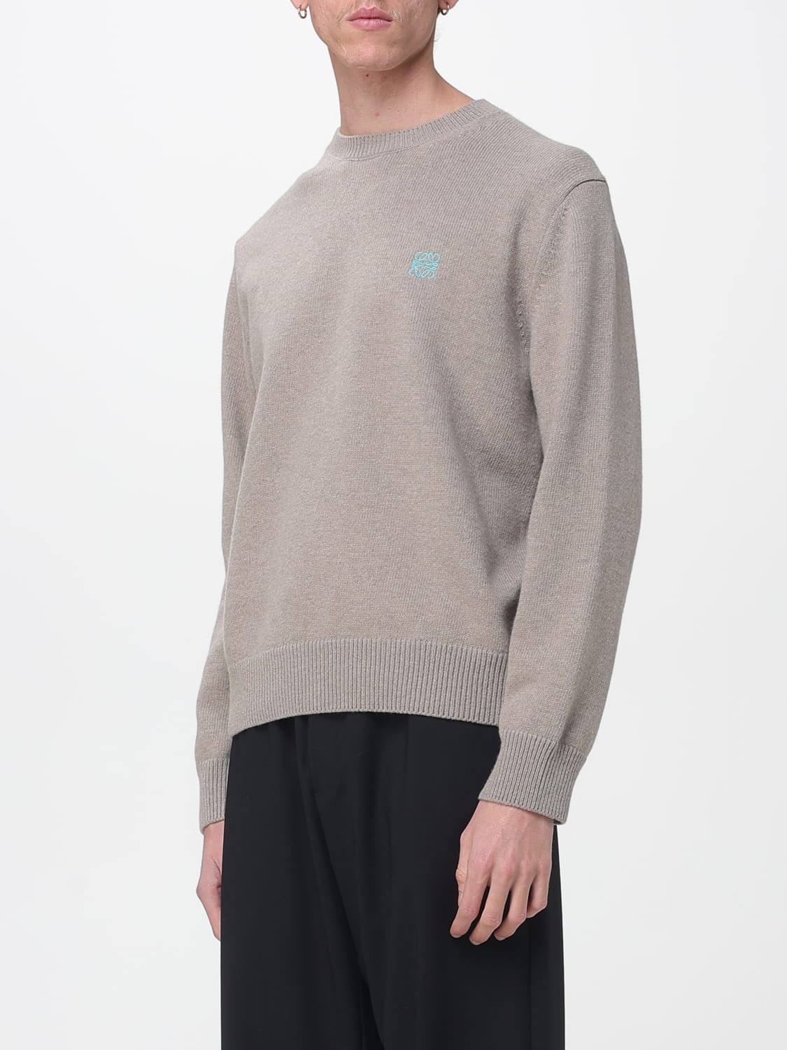 LOEWE 毛衣: 毛衣 男士 Loewe, 灰色 - Img 4