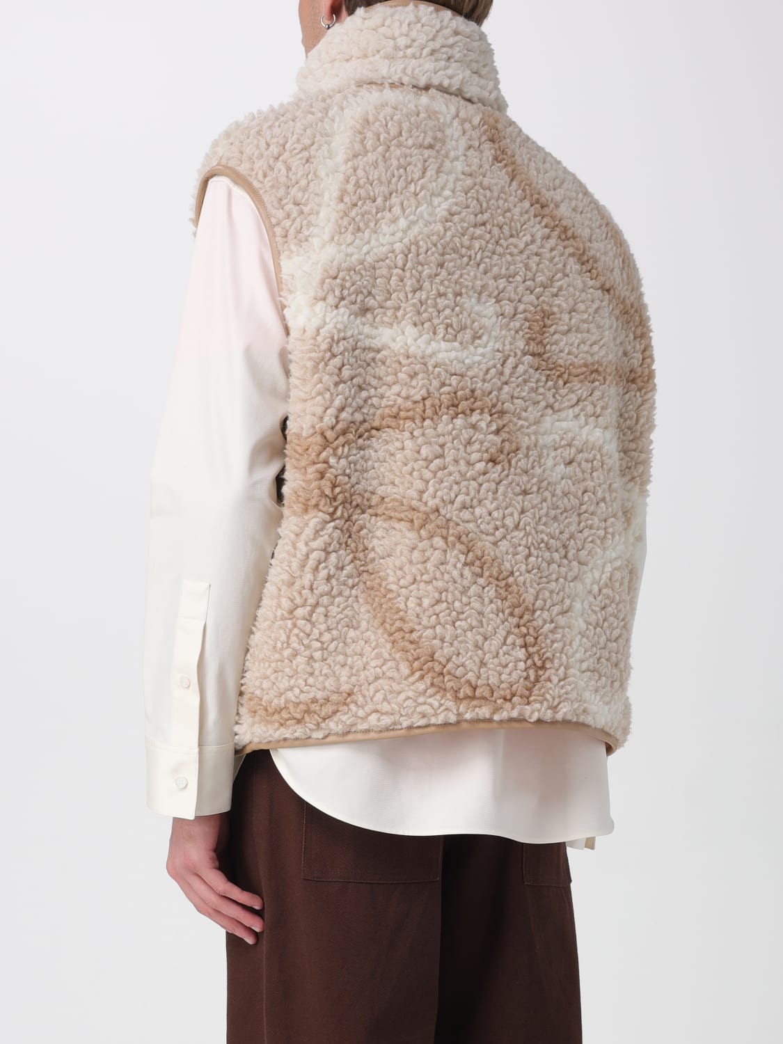 LOEWE 西装马甲: 毛衣 男士 Loewe, 米色 - Img 3