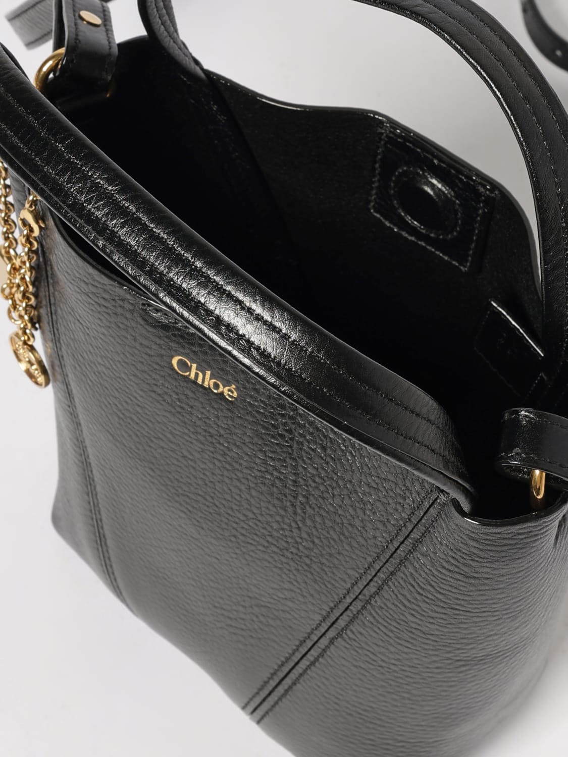 CHLOÉ SAC PORTÉ ÉPAULE: Sac porté épaule femme ChloÉ, Noir - Img 5