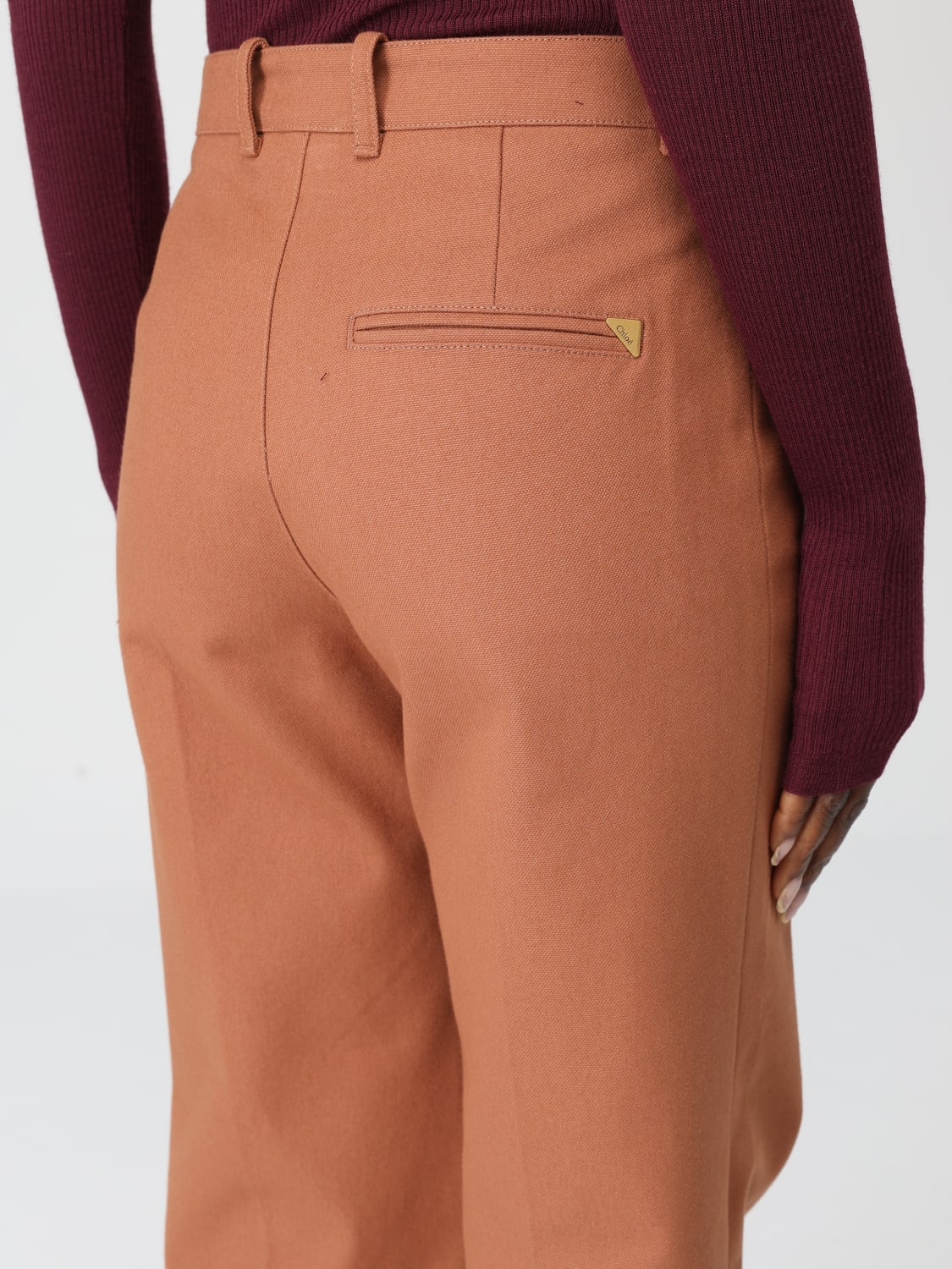 CHLOÉ PANTALONI: Pantaloni donna ChloÉ, Marrone - Img 5
